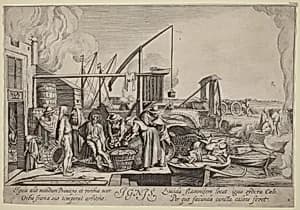 Ignis (Fire) by Jan van de Velde II, after Willem Buytewech