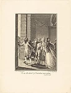 Il en est nâvre, je l'entraine avec peine