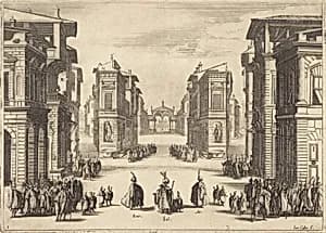 Il Solimano, Act I by Jacques Callot