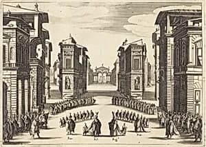 Il Solimano, Act II by Jacques Callot