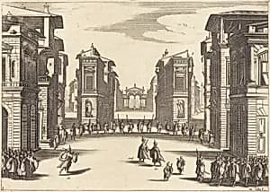 Il Solimano, Act III by Jacques Callot