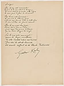 Portrait of Maurice Dumont and Gustave Kahn (poet)