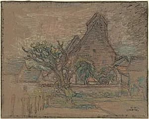 In a French Village by Walter Griffin