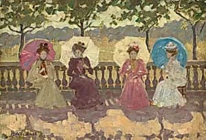 In the Park, Paris by Maurice Prendergast