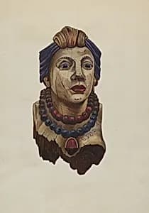 "Indian Princess" Figurehead by Mary E. Humes