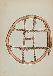 Indian Snow Shoe by Natalie Simon