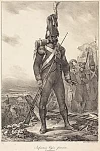 Infanterie legère française, Carabinier by Nicolas-Toussaint Charlet