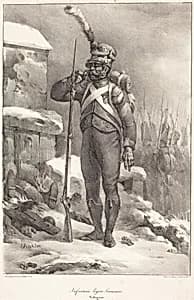 Infanterie legère française, Voltigeur by Nicolas-Toussaint Charlet
