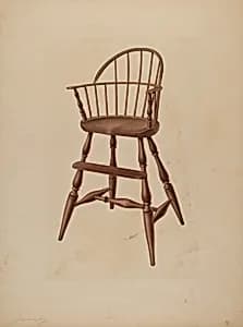 Infant's High Chair by Isidore Sovensky