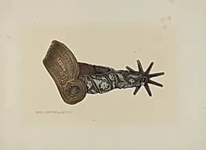 Inlaid Spur by Rose Campbell-Gerke