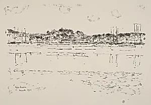 Inner Harbor by Childe Hassam