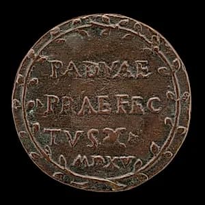Inscription in a Wreath [reverse] by Paduan 16th Century