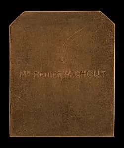 Inscription [reverse] by Louis Antoine Desmeth