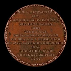 Inscription [reverse] by Jean-Baptiste-Eugene Farochon