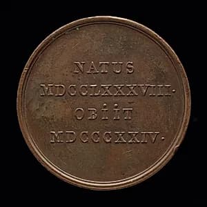 Inscription [reverse] by William Binfield