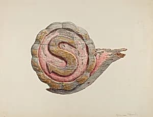 Insignia Letter "S" by Katharine Merrill