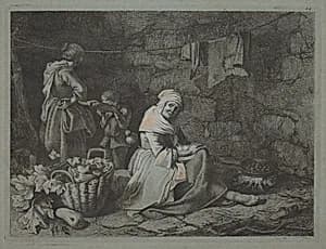 Interior of a House by Francesco Londonio