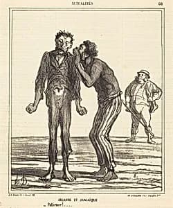 Irlande et Jamaique - Patience!... by Honoré Daumier