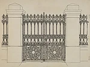 Iron Fence and Gate by Ray Price