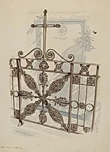 Iron Fence and Railing by Joseph L. Boyd