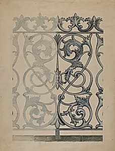 Iron Fence by Albert Eyth