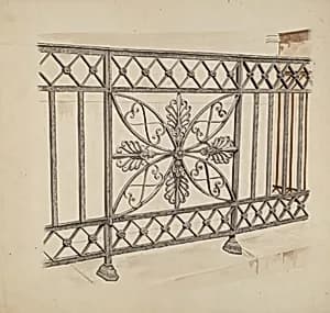 Iron Gate and Fence by Ray Price