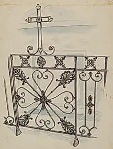Iron Gate and Fence by Joseph L. Boyd