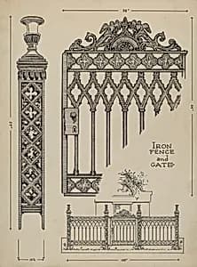 Iron Gate and Fence by Thomas Byrne