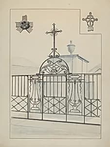 Iron Gate and Fence by Lucien Verbeke