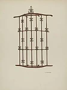 Iron Grille at Window by William Kieckhofel