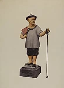 Iron Hitching Post by George Constantine