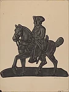 Iron Officer on Horse by John Wilkes