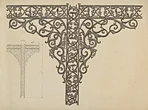 Iron Porch Supports