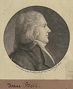 Isaac Bell by Charles B. J. Févret de Saint-Mémin