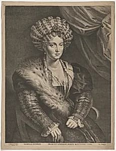 Isabella d'Este by Lucas Emil Vorsterman after Sir Peter Paul Rubens