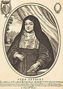 Isabelle Claire Eugénie by Balthasar Moncornet