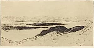 Isles of Loch Maree by David Young Cameron