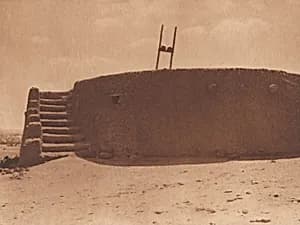 Isleta Kiva by Edward Sheriff Curtis