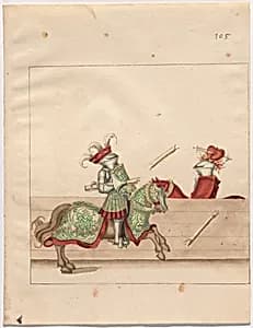 Italian Joust of Peace by German 16th Century