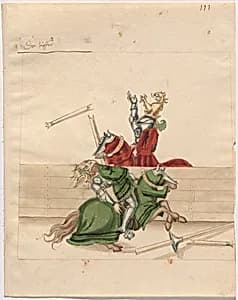 Italian Joust of Peace by German 16th Century