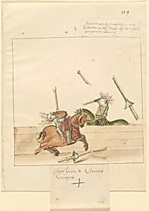 Italian Joust of Peace by German 16th Century