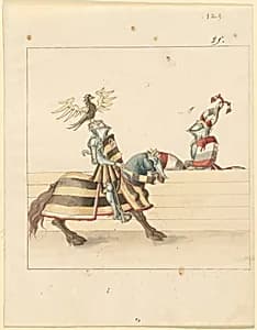 Italian Joust of Peace by German 16th Century