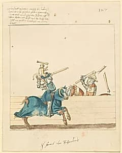 Italian Joust of Peace by German 16th Century