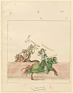 Italian Joust of Peace by German 16th Century