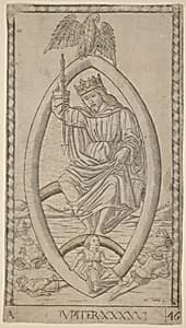 Iupiter (Jupiter) by Master of the E-Series Tarocchi