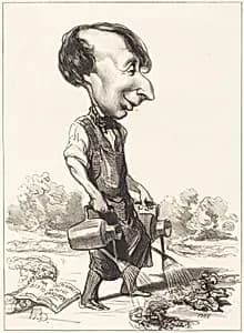 J. Alexandre Bixio by Honoré Daumier
