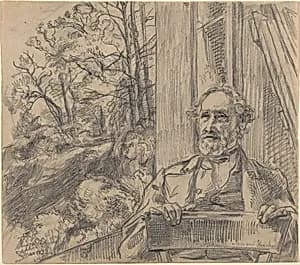 Jacob Meyer-Heine by Félix Bracquemond