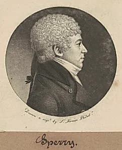 Jacob Sperry by Charles B. J. Févret de Saint-Mémin