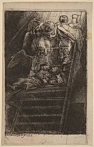 Jacob's Ladder by Rembrandt van Rijn