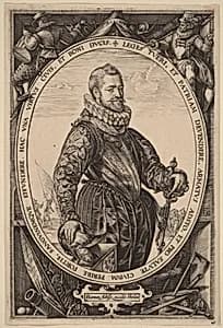 Jacques de la Faille by Hendrik Goltzius